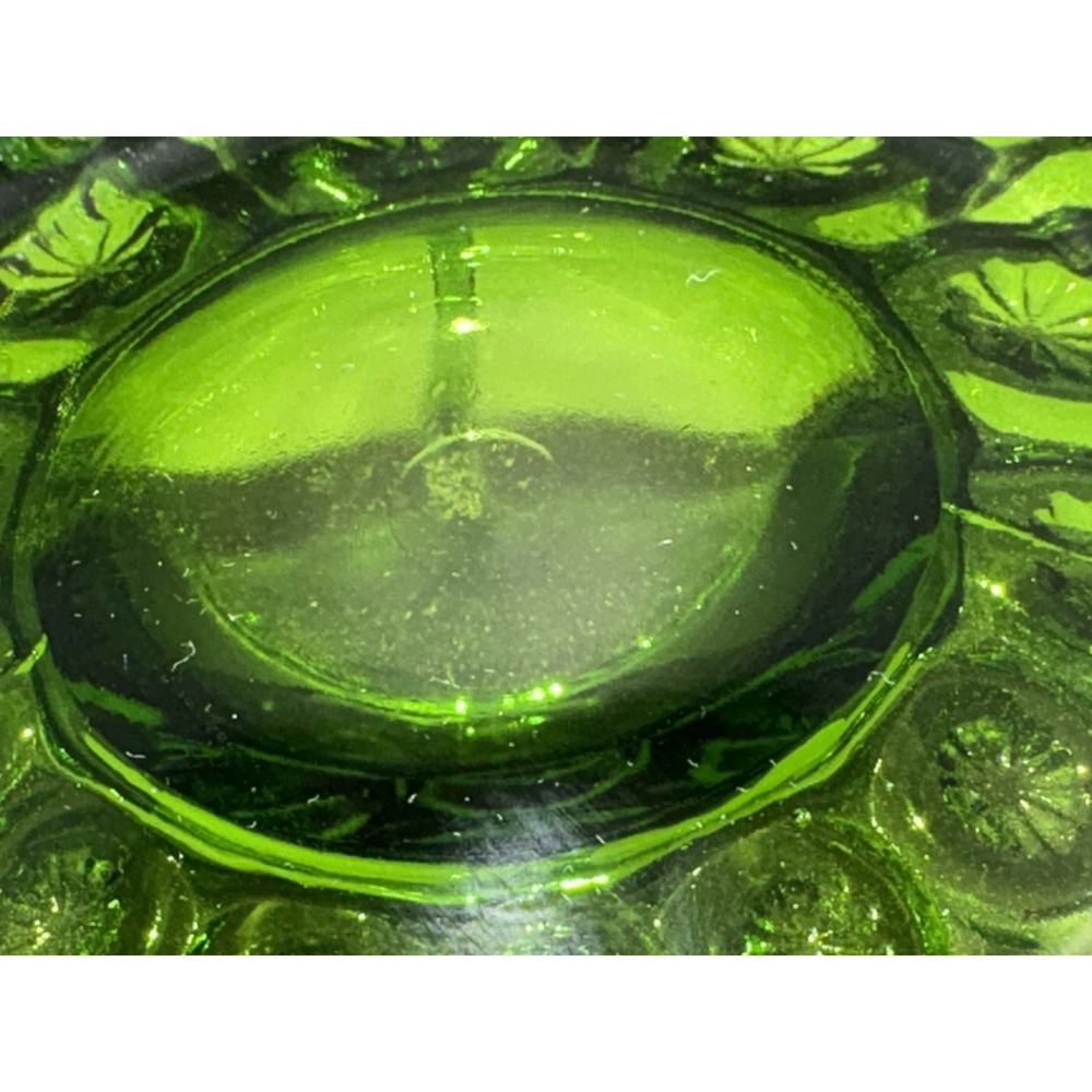 LE Smith Moon & Star Decorative Basket in Lime Green Pedestal Centerpiece 8x9" - Picture 8 of 12